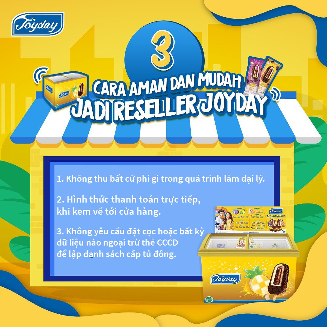 Tuyển Đại Lý Phân Phối Kem Joyday Trên Toàn Quốc 